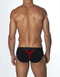 D.HEDRAL Gigolo Joe II Slip Zwart-Rood