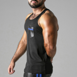 Locker Gear Mesh Tanktop Blue