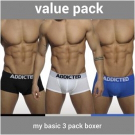 Addicted My Basic 3 Pack Boxer