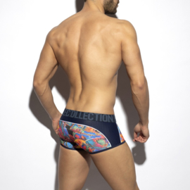 E.S Collection Floral Mesh Boxer Blauw