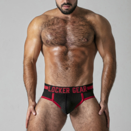 Locker Gear Push It Brief Red