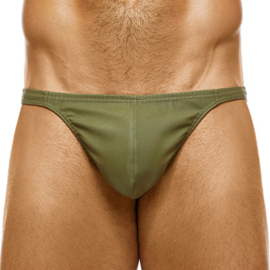 Modus Vivendi Leather Leagacy Thong/String Khaki