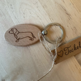 Ruwhaarteckeltje Sleutelhanger 2338