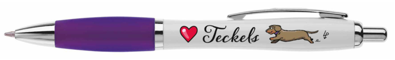 Love Teckels Pen PAARS RUWHAAR