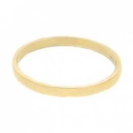 2 mm Ring Smalle Glad