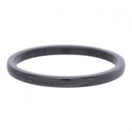 2 mm Ring Keramiek Zwart of Wit
