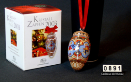 2003 Kerstpegel Kristal Hutschenreuther