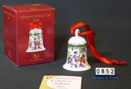 2008 Kerstklokje porselein Hutschenreuther