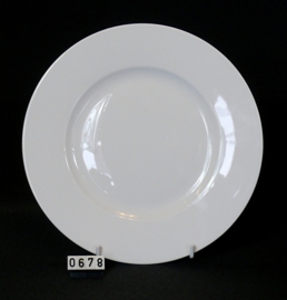 model Twist White " Ontbijtbord "  21 cm- porselein
