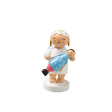 634/30/2 Witte engel met pop
