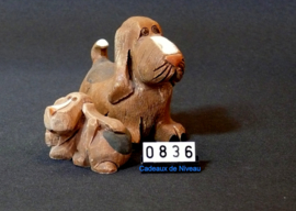 Handgemaakt uit Uruquay model klein hondje