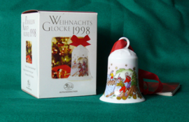 1998 Kerstklokje Hutschenreuther  porselein
