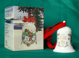 1981 Kerstklokje porselein merk Hutschenreuther