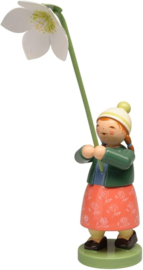 52418 /25 Meisje met Kerstroos