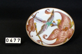 Wandbordje Ø 16 cm , Prachtig porcelein