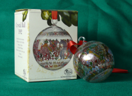 1992 Kerstbal kristal Hutschenreuther
