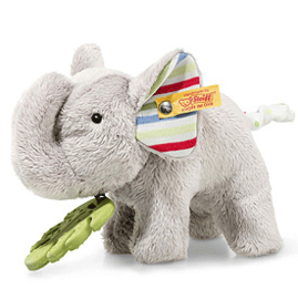 242021 Steiff Wild Sweeties Timmi Elefant mit Bijtring en Knisperfolie, 17 cm