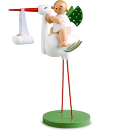 5254/11b Ooivevaar met engel en baby jongen