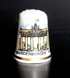Vingerhoedje Brandenburger Tor porselein