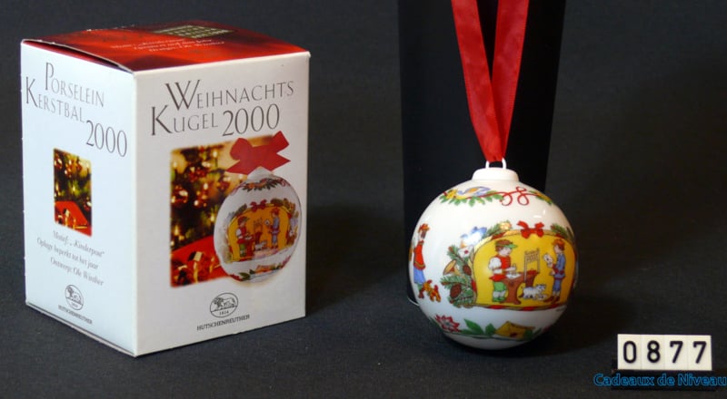 2000 Kerstbal Porselein, Hutschenreuther