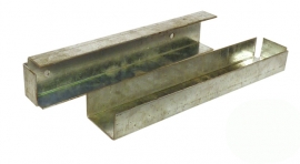U-profiel voor betonplaat hoek of muur (24 cm)