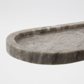 MERAKI TRAY MARBLE OVAL