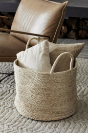 THE DHARMA DOOR ROUND JUTE BASKET