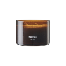 MERAKI SCENTED CANDLE DARK WOOD