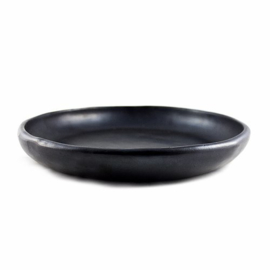 BLACK POTTERY OVEN DISH