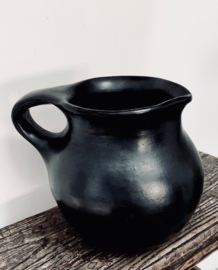 BLACK POTTERY JAR