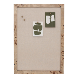 UNC MEMOBORD - HOUT & LINEN