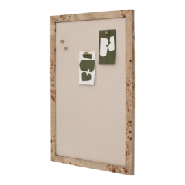 UNC MEMOBORD - HOUT & LINEN