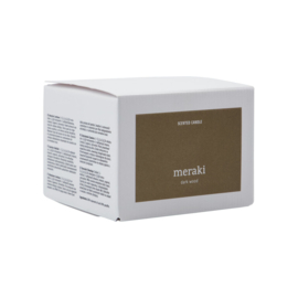 MERAKI SCENTED CANDLE DARK WOOD