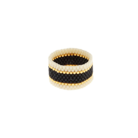 SIDAI DESIGNS wide woven RING