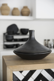 BLACK POTTERY OVENSCHAAL