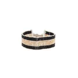 SIDAI DESIGNS narrow stripe warrior BRACELET