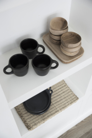 PLACEMATS NATURAL BLACK