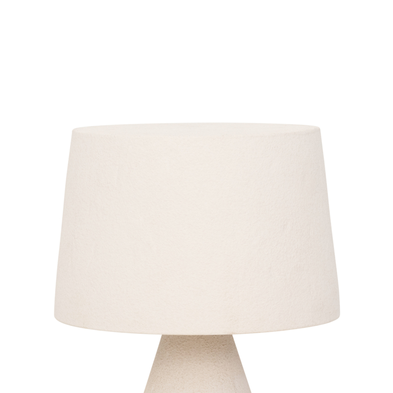 UNC LUCE TAFELLAMP - TIJDLOOS DESIGN IN MAT WIT KERAMIEK