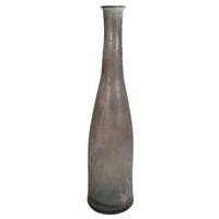 Vase recycled glass brown