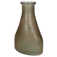Vase recycled  glass Brown
