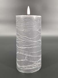 Mansion Atmosphere led kaars grey rustic 7.5 x 15