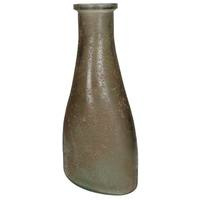 Vase recycled glass Brown