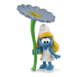 smurfin met bloem 20828