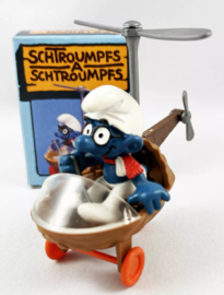 Smurf in helicopter 40233
