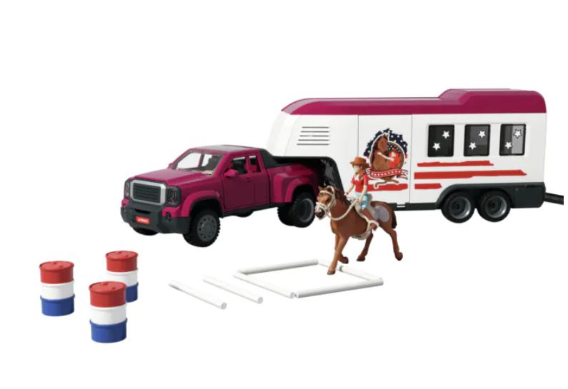 Pick-up et sa grande remorque équestre 42705