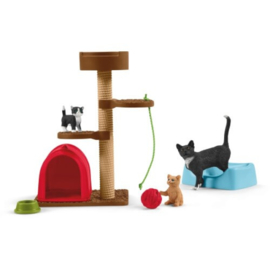 aire de jeu pour chats adorables 42501