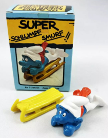 Smurf op slee 40201