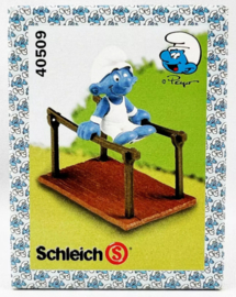  Schtroumpf sur barres parallèles 40509