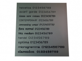 Acrylaat naamborden GM-009 15x30cm