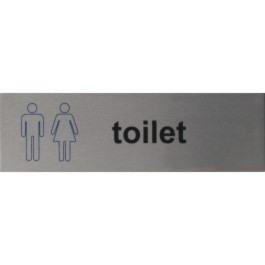 RP03 RVS Pictogram TOILET